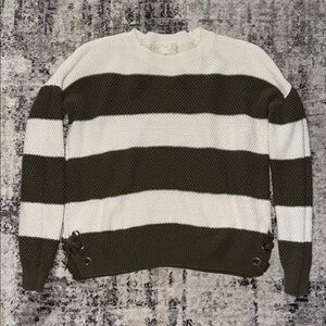 Striped Knit Sweater